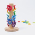 Grimm's - Sorting Helper Building Rings Rainbow Educational toys