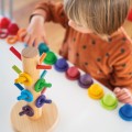 Grimm's - Sorting Helper Building Rings Rainbow Educational toys