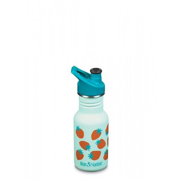 Kid Kanteen Παγούρι Narrow Sport 355ml - Blue Tint Strawberrys ΠΑΙΔΙΚΑ ΑΞΕΣΟΥΑΡ