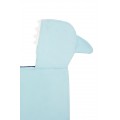 Little Champions Autonomy hooded towel Shark Blue