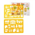 Moulin roty Drawing Stencils Set - Town Educational toys