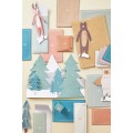 Meri Meri Εορταστικό Ημερολόγιο Woodland Paper Play Christmas