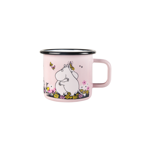 Moomin enamel mug -  Hug mug MUM