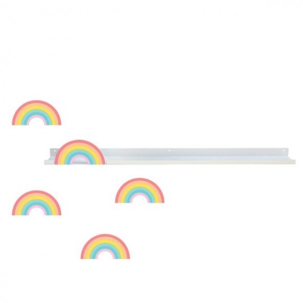 TRESXICS Long shelf & 4 rainbow colours stickers