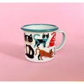 Omm design enamel mug - Cat lover MUM