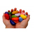 Crayon Rocks, 8 rocks - white  bag accessories 