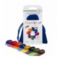 Crayon Rocks, 8 rocks - blue velvet bag accessories 