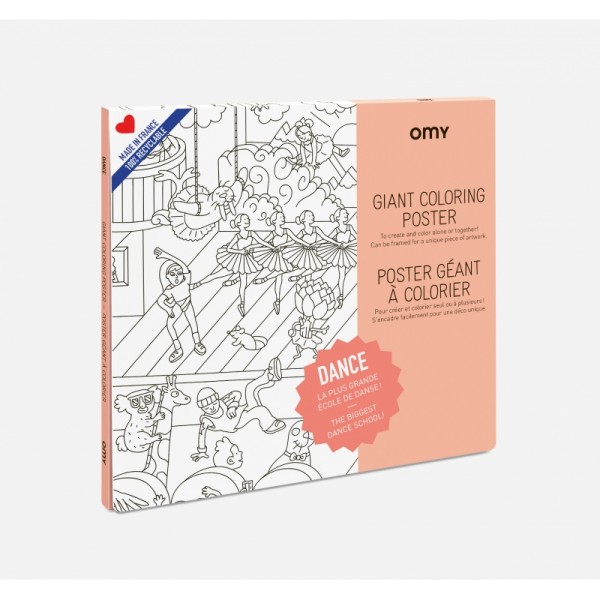 OMY Giant Colouring Poster - Dance Educational toys