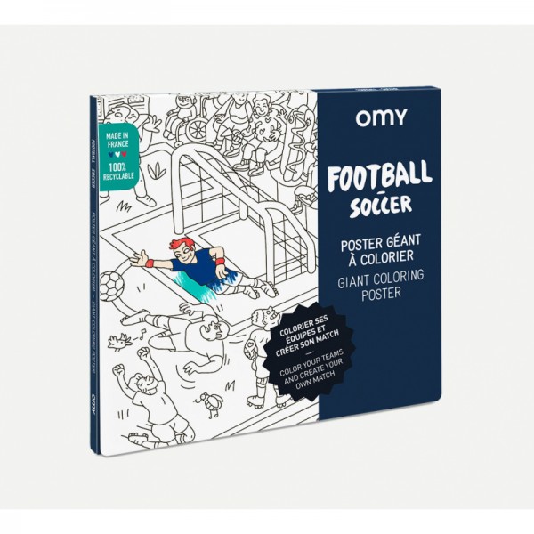 OMY Giant coloring Poster Football Educational toys