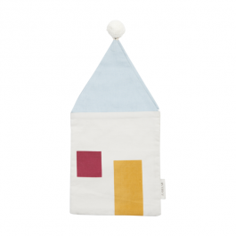 Cloth Gift Bag Cosy - House, gift for kids, kids room, organic cotton, fabelab, kids store, present for christmas