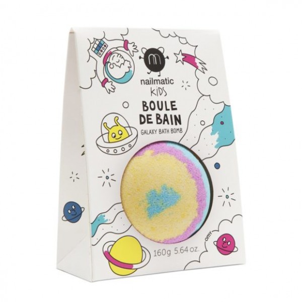 NAILMATIC. BATH BOMB SPUTNIK (Yellow-Pink)