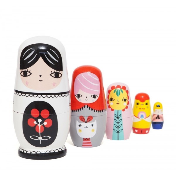 Petit Monkey Nesting Dolls - Fleur & Friends accessories 