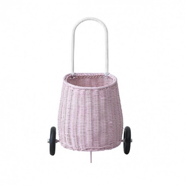 Olli Ella Luggy Basket - Pink, olli ella, 