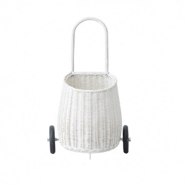 Olli Ella Luggy Basket - White  accessories 