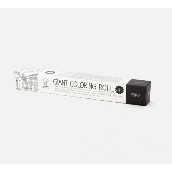 OMG Giant Coloring Roll - Paris