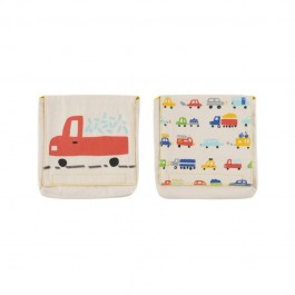 Fluf Organic Snack Packs set of 2 -  cars