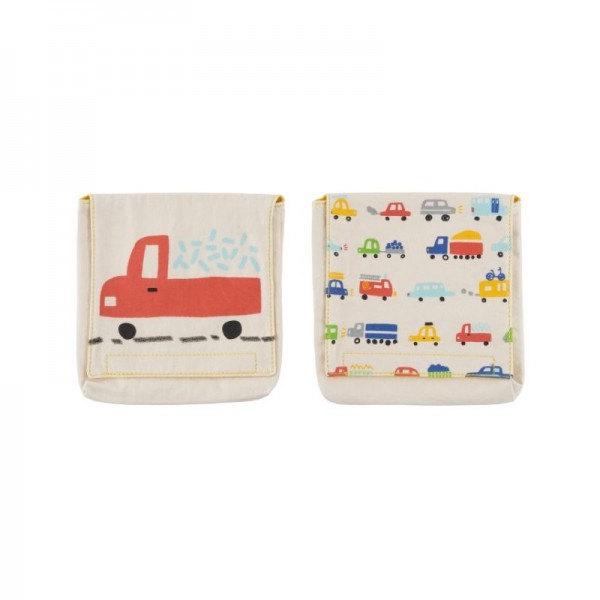 Fluf Organic Snack Packs set of 2 -  cars