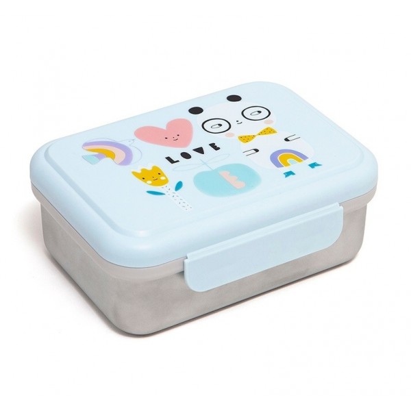 Petit Monkey Stainless steel lunchbox panda love accessories 