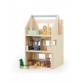 WOODEN PLAY HOUSE WITH ACCESSORIES Educational toys